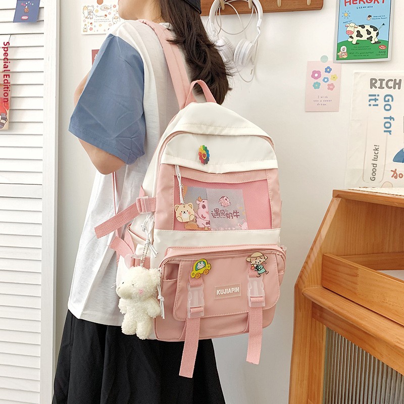 Korean Lifestyle Student - Koreanischer Stil, geräumiger, lässiger Unisex-Studenten-Computerrucksack, neuer