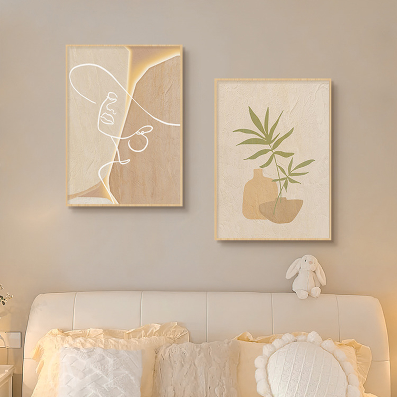 Holzfarbenes Abstraktes Linien – Korean Arts And Lifestyle Bewertung und Preis
